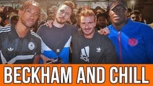 David Beckham and Stormzy chill with Poet and Vuj!