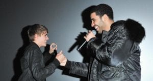 Justin Bieber lands on the official 