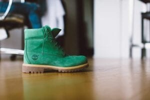 Emerald green Timberland creation coming your way #CREPCHECK
