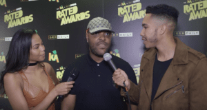 Donae'o discusses the importance of the Rated Awards to the culture on Red Carpet
