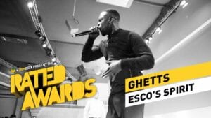 Watch Ghetts Rated Awards performance featuring Mercston