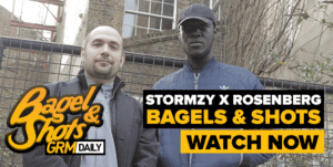 Stormzy & Hot 97's Peter Rosenberg discuss cultural differences between Hip Hop & Grime over a Bagel and Shots
