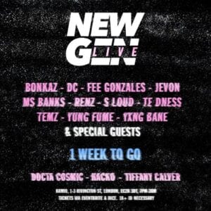 Hacko drops fire mix warming up for #NEWGENLIVE