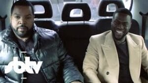 Kevin Hart and Ice Cube 'Ride Along' London in a black cab with Aaron Roach Bridgeman