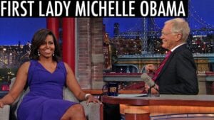 First Lady Michelle Obama on Malia & Sasha - David Letterman