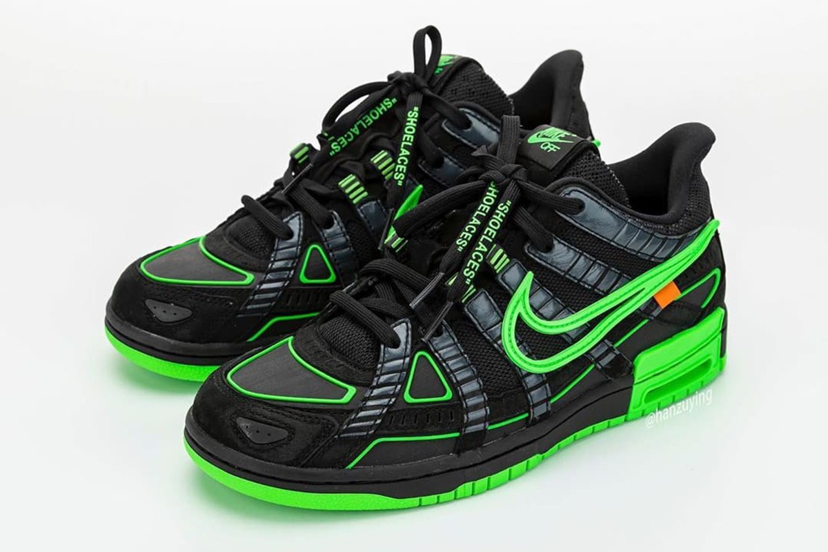 Final images of Virgil Abloh's Off-White x Nike 'Rubber Dunk' collab