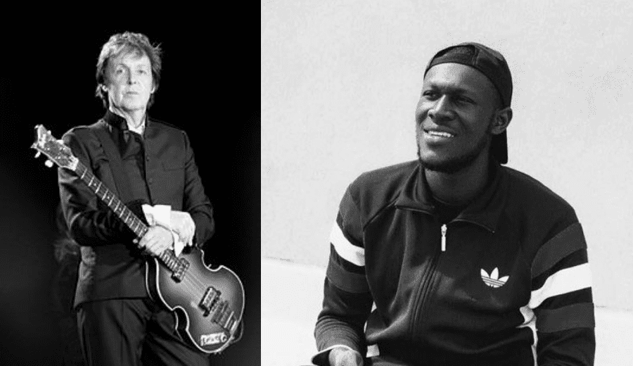 Paul McCartney gives Stormzy a piano lesson - GRM Daily