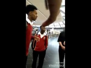 Disgusting footage of 2 African students being kicked out of the Apple Store