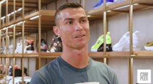 Watch Cristiano Ronaldo go crep shopping
