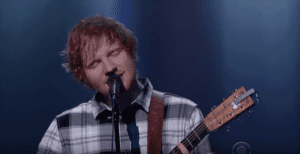 Ed Sheeran performs 