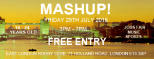 MASH UP Event for 18-24 | Career Fair, Sports & Muisc