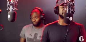 Frisco & Flowdan spit fire on Logan Sama's Radio 1 residency
