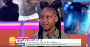 10 Year Old Princess K speaks to 'Good Morning Britain' about performing with Stormzy