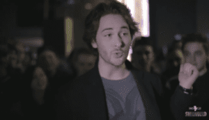 When your mum calls you during a rap battle...