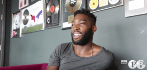 Tinie Tempah spits his first bars!