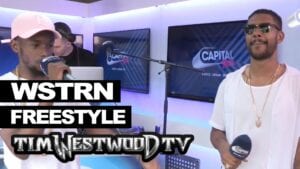WSTRN freestyle backstage at Wireless