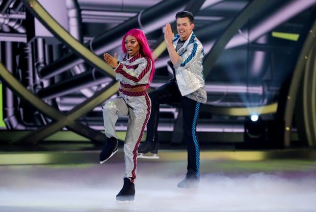 lady leshurr delivers flawless dancing on ice performance