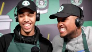 Niko Omilana opens up a fake Starbucks called 'Starshmucks' in latest video