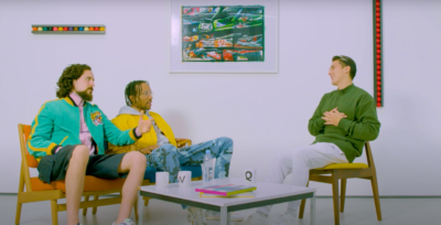 Poet & Vuj guest on the latest instalment of 'Tea with Timbsy'