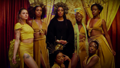 Coco Benson drops royal visuals on latest collab 