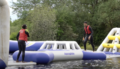 Watch Aj, Niko Omilana & More Take On An Extreme Water Obstacle Course