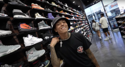 Watch Central Cee go sneaker shopping in LA