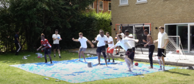 Watch The Beta Squad Boys Compete Against Professional Dodgeball Players