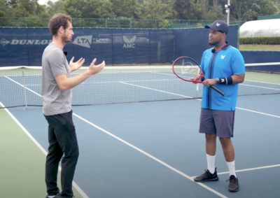 Watch Chunkz & Andy Murray Go Head To Head In A Series Of Fun Tennis Challenges
