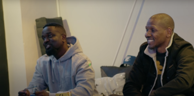 Watch  Sarkodie & Giggs link up in the studio to record 