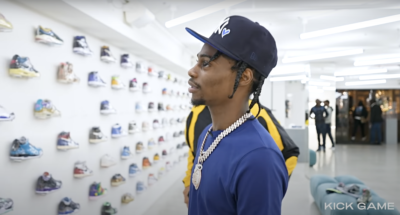 Watch Russ go shopping for shoes at Kick Game