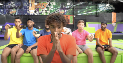 Watch the Beta Squad boys play hide & seek in a trampoline park