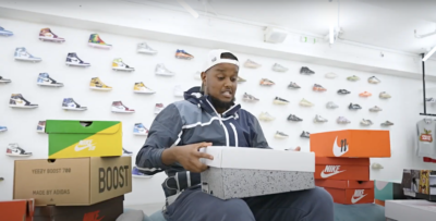 Watch Chunkz go shopping for shoes at Kick Game