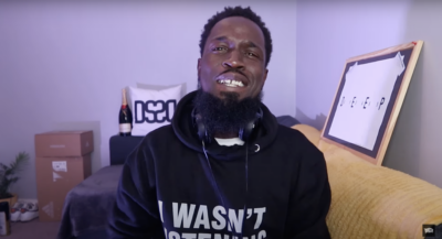 Watch Deeps Speaks react to V9's new visuals for his 'Murk With A Mouth' cut  