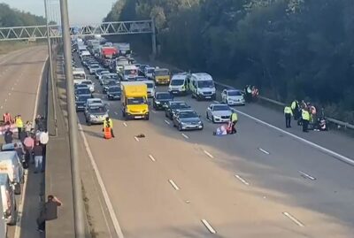 Nine Insulate Britain Protestors Jailed After Blocking M25