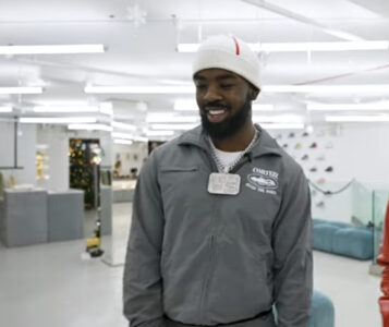 Watch Tion Wayne go sneaker shopping at Kick Game