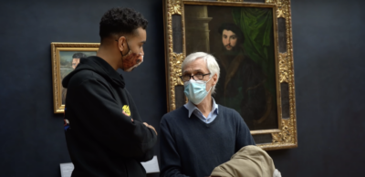 Niko Omilana Sneaks A Painting Next To The Mona Lisa In All-New Video