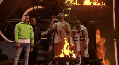 Watch Dave, Fredo, Meekz, Ghetts & Giggs Close The BRITS With Sensational “In The Fire” Performance