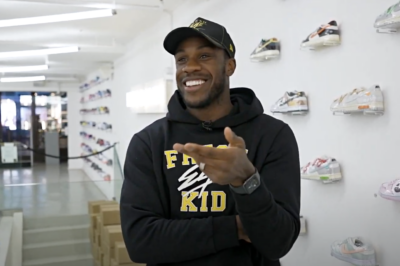 Watch West Ham's Michail Antonio Go 'Shopping For Sneakers' At Kick Game