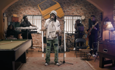 Watch Naira Marley's Energetic 'Tiny Desk Concert'