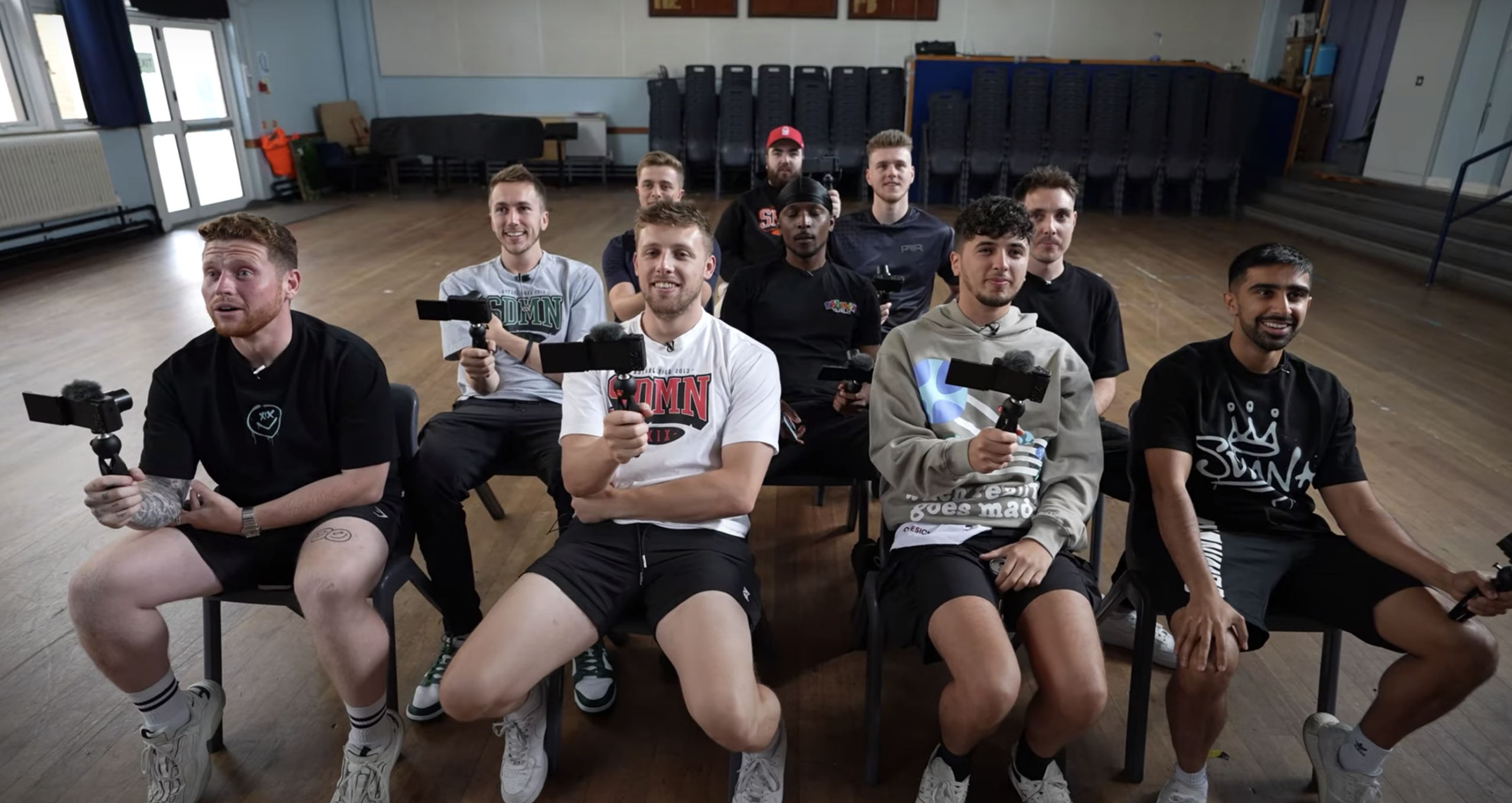 Sidemen & Jme play hide & seek in their old school in jokes