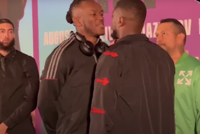 Watch KSI & Swarmz face off in boxing press conference