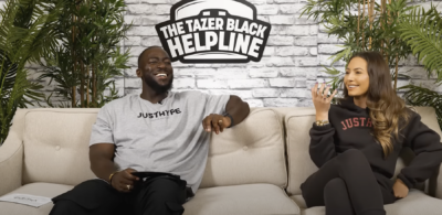 Tazer & Eva Zapico Talk Giving Compliments, Jealous Friends & More On 'The Tazer Black Helpline'