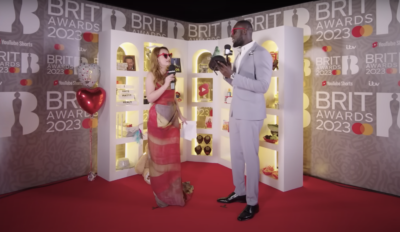 Stormzy, Aitch, Declan Rice & more join Amelia for jokes BRITs red carpet