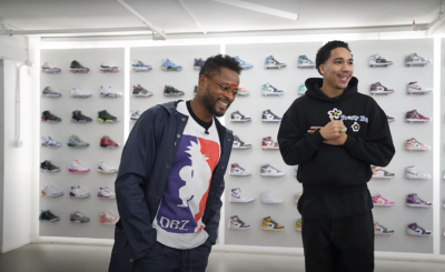 Patrice Evra goes 'Shopping For Sneakers' with Kick Game