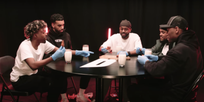 Watch Beta Squad take on a hot wings challenge in jokes new video