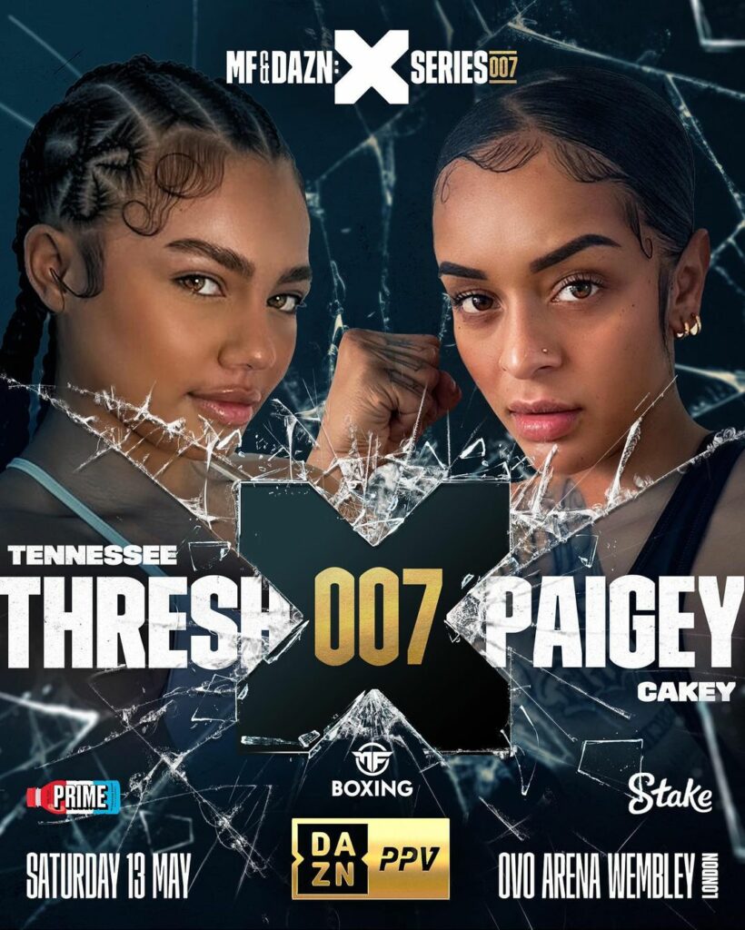 Tennessee Thresh & Paigey Cakey announce boxing fight on this date