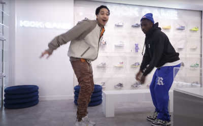 Check out Moise Kean go 'Shopping For Sneakers' with Kick Game