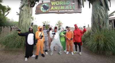 Watch the Sidemen play hide & seek in a zoo