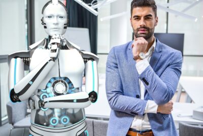 Robots assure they aren't taking over in 