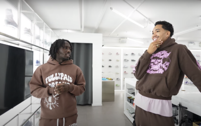 'Top Boy' star Araloyin Oshunremi goes Shopping For Sneakers at Kick Game